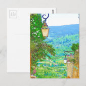 Provence View Postkarte (Vorne/Hinten)