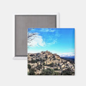 Provence village: Gordes Magnet (Vorderseite/Rückseite)