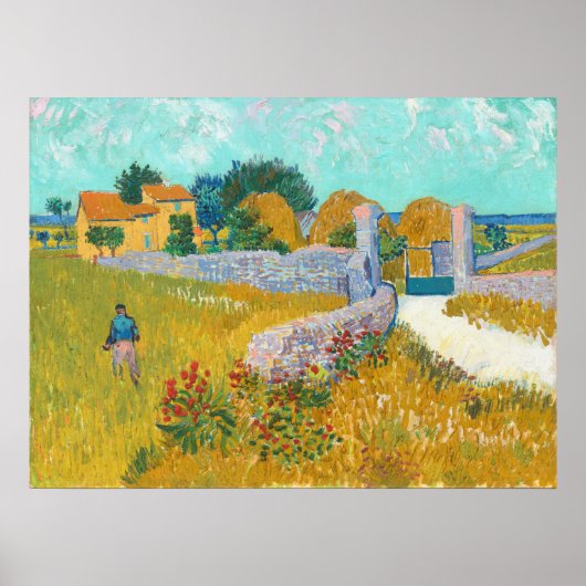 Provence - Vincent van Gogh Kunstgewerbe Poster (Vorne)