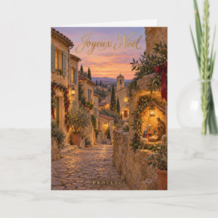Provence-Weihnachtskrippe Feiertagskarte