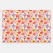 Provence-Wildblumen Geschenkpapier Set (Vorderseite)