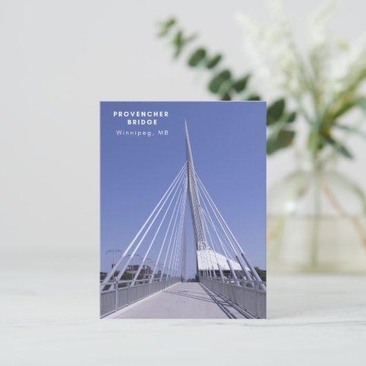 Provencher Bridge Feiertagspostkarte (Stehend Vorderseite)