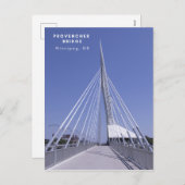 Provencher Bridge Feiertagspostkarte (Vorne/Hinten)