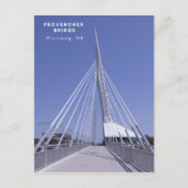 Provencher Bridge Feiertagspostkarte (Vorderseite)