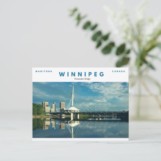 Provencher Bridge Postkarte (Stehend Vorderseite)