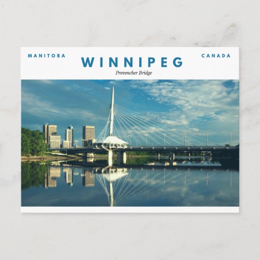 Provencher Bridge Postkarte (Vorderseite)