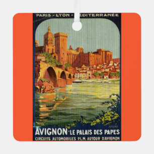 Provenz Frankreich Postkarte Ornament Aus Metall