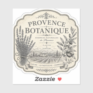 provenzalische Botanik-Vinyl-Aufkleber Aufkleber