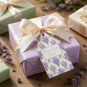 Provenzalische Lavendelsträuße-Geschenkkarte Geschenkanhänger