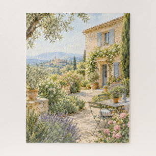 Provenzalischer französischer Landhausgarten Wasse Puzzle