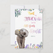 Proverb 3:6 Vertrauen Sie Jehovah mit Ihrem ganzen (Vorderseite)