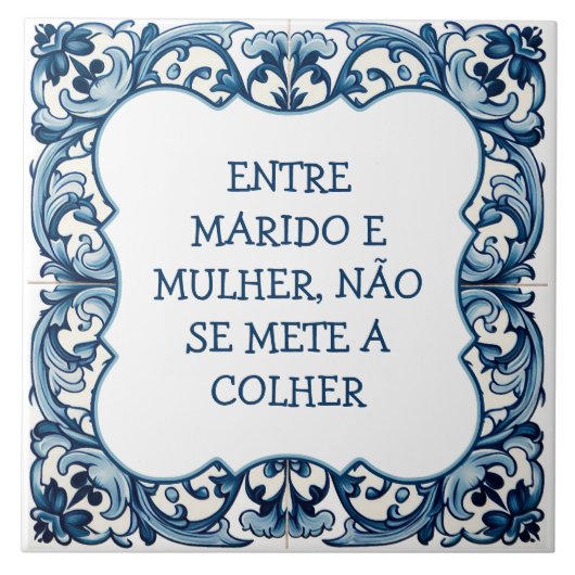 Provérbio português fliese (Vorderseite)