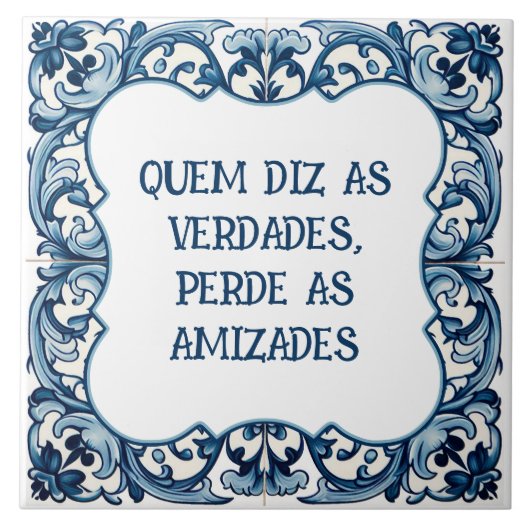 Provérbio português fliese (Vorderseite)