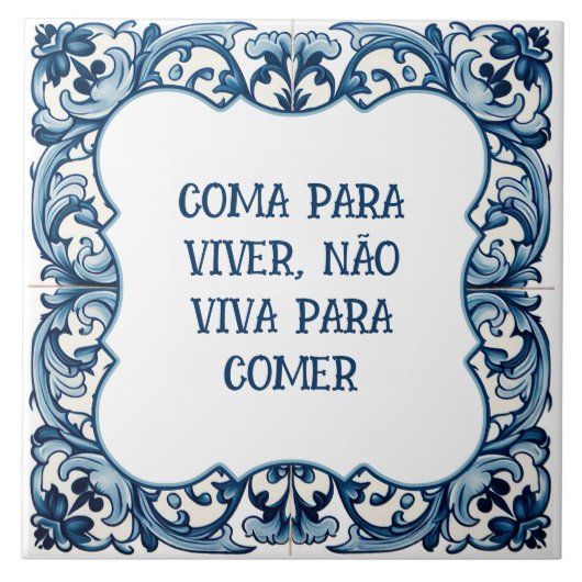 Provérbio português fliese (Vorderseite)