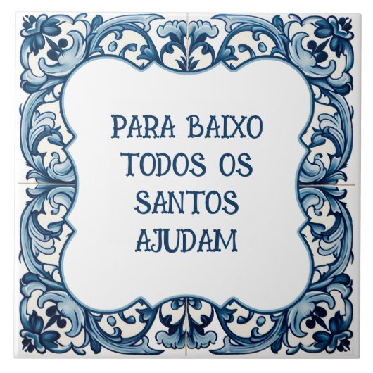 Provérbio português fliese (Vorderseite)