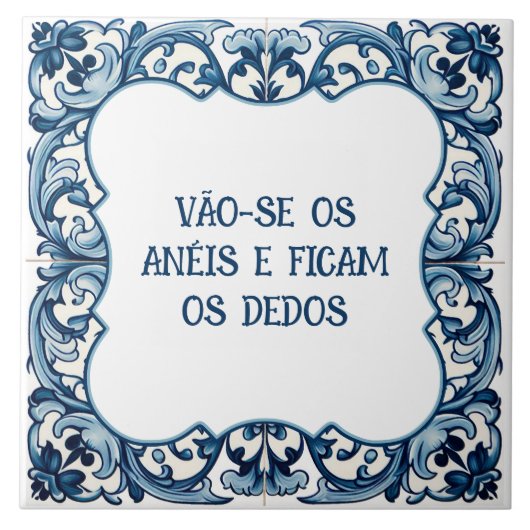 Provérbio português fliese (Vorderseite)