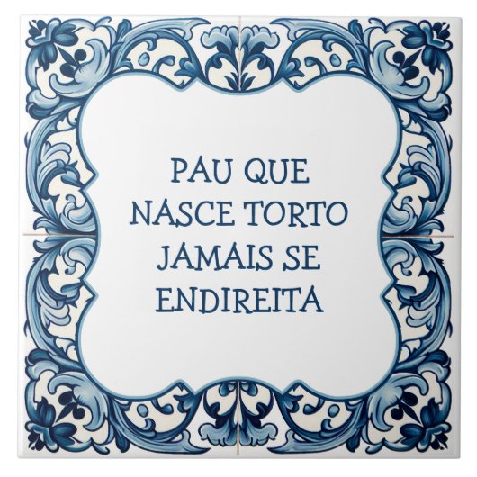 Provérbio português fliese (Vorderseite)