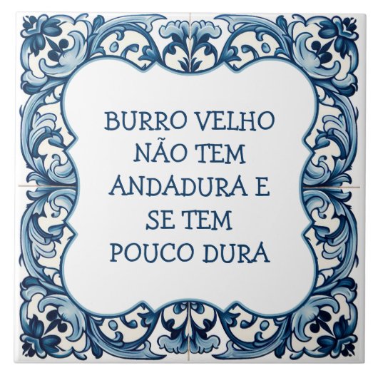 Provérbio português fliese (Vorderseite)