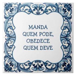 Provérbio português fliese