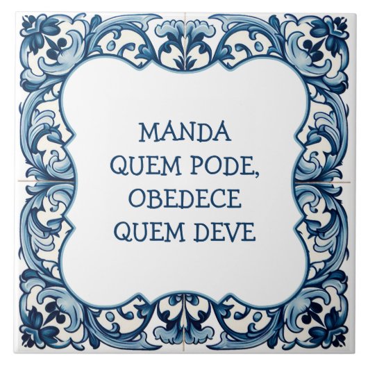 Provérbio português fliese (Vorderseite)