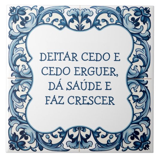Provérbio português fliese (Vorderseite)
