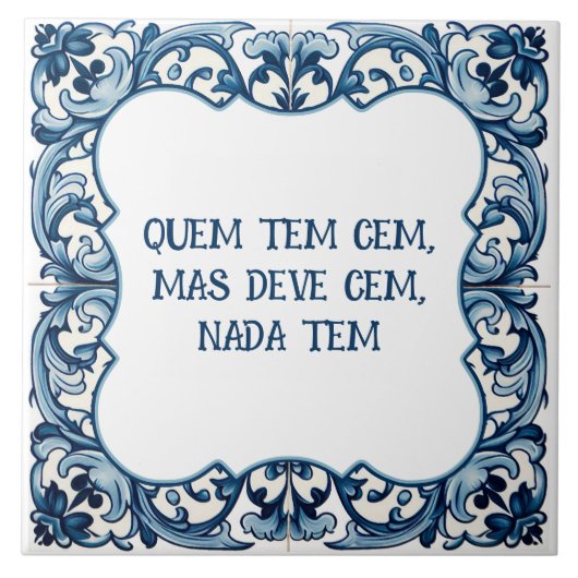 Provérbio português fliese (Vorderseite)