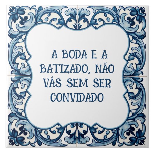 Provérbio português fliese (Vorderseite)