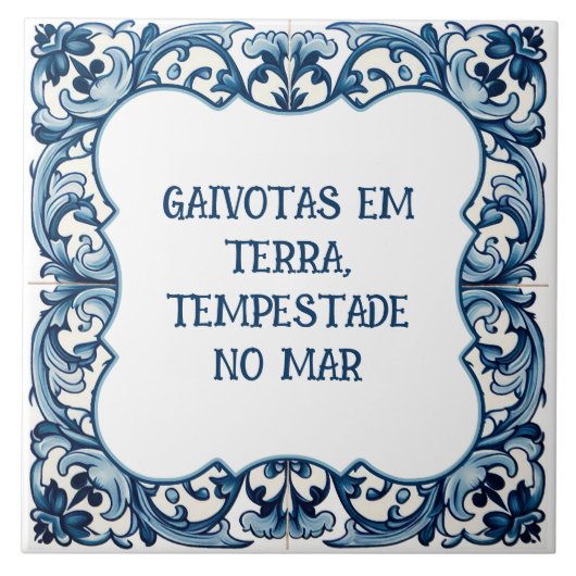 Provérbio português fliese (Vorderseite)