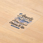 Proverbs 12:25 Bible Verse – Kind Word Art Acryleinladungen (Ablage )