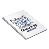 Proverbs 12:25 Bible Verse – Kind Word Art Notizblock (Rechte Seite)