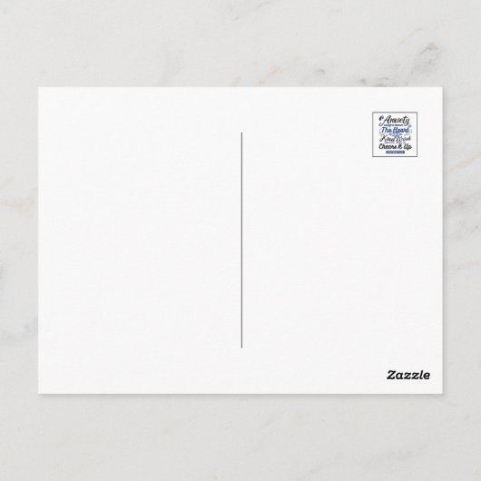 Proverbs 12:25 Bible Verse – Kind Word Art Postkarte (Rückseite)