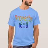 Proverbs 16:18 improved T-Shirt (Vorderseite)