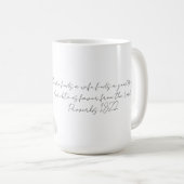Proverbs 18:22 Wedding Coffee Mug Kaffeetasse (VorderseiteRechts)