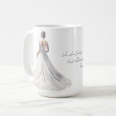 Proverbs 18:22 Wedding Coffee Mug Kaffeetasse (Vorderseite Links)