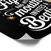 Proverbs 18 6 _ Bible Verse  Poster (Ecke)