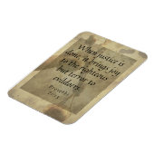 Proverbs 21:15 Justice Brings joy to righteous Magnet (Linke Seite)