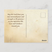 Proverbs 29:25 Fear of Man Bible Verse Postkarte (Rückseite)