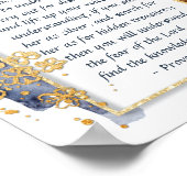 Proverbs 2:1-5 My son, If you receive my words Poster (Ecke)