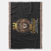 Proverbs 30:30 KJV Bibelbibliotheksangebot Decke (Vorderseite Vertikal)