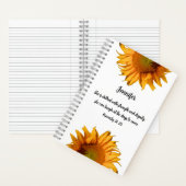 Proverbs 31:25 Gebet-Journal der Blumenbibel Verse Notizblock (Innen)