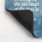 Proverbs 31:25 Mousepad Inspiring Bible Verse (Ecke)