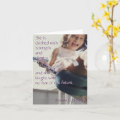 Proverbs 31:25 notecard karte (Gelbe Blume)