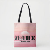 Proverbs 31:28 "Mutter" Tote Bag - Rose Design Tasche (Vorderseite)