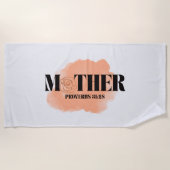 Proverbs 31:28 Mütterhandtuch - auf dem Glauben au Strandtuch (Vorderseite)