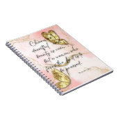 Proverbs 31:30 Spiral-Notebook Notizblock (Rechte Seite)
