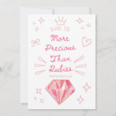 Proverbs 31 Christliche Karte für Tochter (Rückseite)