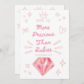 Proverbs 31 Christliche Karte für Tochter (Vorne/Hinten)