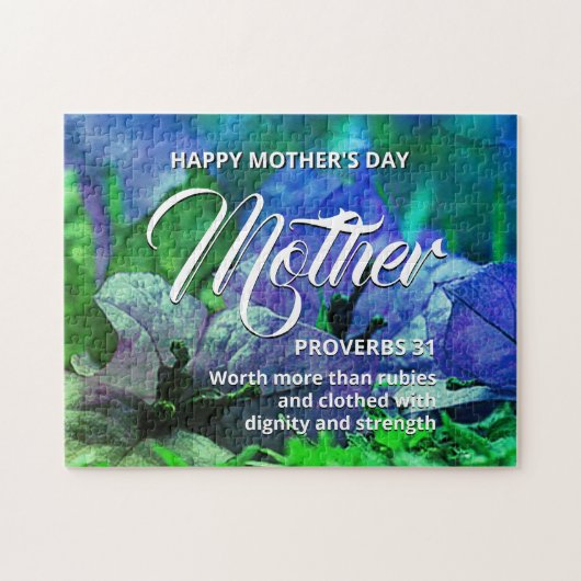PROVERBS 31 floraler Muttertag Puzzle (Horizontal)