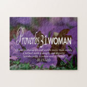 PROVERBS 31 FRAU Inspiration Christlich Puzzle (Horizontal)