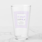 PROVERBS 31 Lila Frauenherz Christlich trinken Glas (Rückseite)